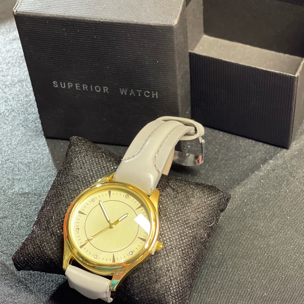 Gold and Gray Women's Watch ⌚️10 Inch Band